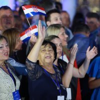 HDZ slavi pobjedu na izborima 2020. godine
