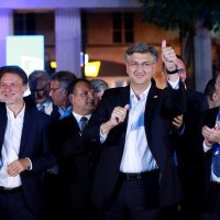 HDZ slavi pobjedu na izborima 2020. godine