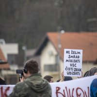 Prosvjed protiv kompostane u Zagrebu