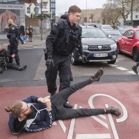 Prosvjed klimatskih aktivista iz skupine 'Posljednja generacija' u Kölnu