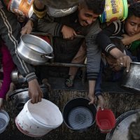 Gladna djeca u pojasu Gaze