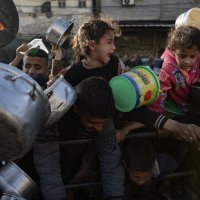 Gladna djeca u pojasu Gaze