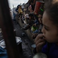 Gladna djeca u pojasu Gaze