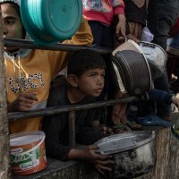 Gladna djeca u pojasu Gaze