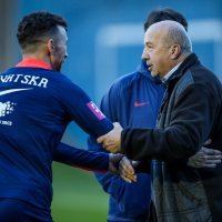 Velimir Zajec na treningu reprezentacije