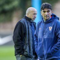 Velimir Zajec na treningu reprezentacije