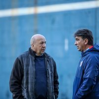 Velimir Zajec na treningu reprezentacije