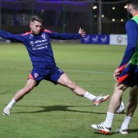 Hrvatska nogometna reprezentacija u Kairu odradila prvi trening, 21.3.2024.