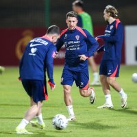 Hrvatska nogometna reprezentacija u Kairu odradila prvi trening, 21.3.2024.