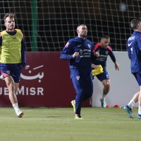 Trening Hrvatske u Kairu