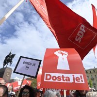 Prosvjed 'Dosta je' u Zagrebu