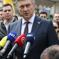 Andrej Plenković na Cvjetnom trgu