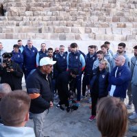 Kairo: Hrvatska nogometna reprezentacija; 'Vatreni' obišli piramide