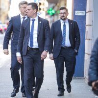 Dolazak članova HDZ-a na sjednicu Predsjedništva stranke