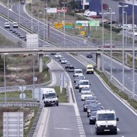 Okupljanje navijača u Dugopolju i dolazak u Split