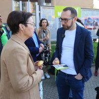 Tomislav Tomašević i Urša Raukar u Zaprešiću