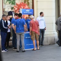 Andrej Plenković na Cvjetnom trgu