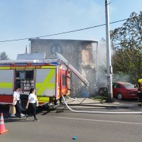 Požar na križanju Vukovarske i Držićeve
