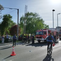 Požar na križanju Vukovarske i Držićeve