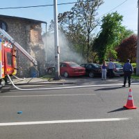 Požar na križanju Vukovarske i Držićeve