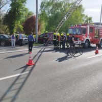 Požar na križanju Vukovarske i Držićeve