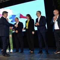 Andrej Plenković na skupu HDZ-a u Slavonskom Brodu
