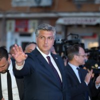 Andrej Plenković na skupu HDZ-a u Rijeci