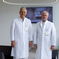 Prof.dr.sc.Milomir Ninković, idejni začetnik Priore i urolog Tomislav Kalem, ravnatelj Priore