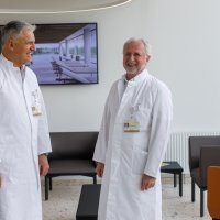 Prof.dr.sc.Milomir Ninković, idejni začetnik Priore i urolog Tomislav Kalem, ravnatelj Priore