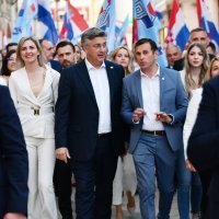 Predizborni skup HDZ-a u Splitu