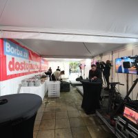 Zagreb: Priprema stožera koalicije Rijeke pravde za doček prvih izbornih rezultata