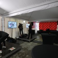 Zagreb: Priprema stožera koalicije Rijeke pravde za doček prvih izbornih rezultata