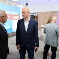 Zagreb: Izborna noć u stožeru Domovinskog pokreta