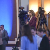 Zagreb: Priprema stožera HDZ-a za izlazak izbornih rezultata