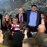 Peđa Grbin obratio se okupljenima u stožeru Rijeke pravde