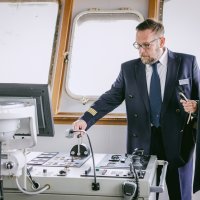 Kapetan Sandro Rundić i novinar Luka Filipović