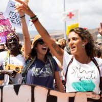 Prosvjed na Kanarskim otocima