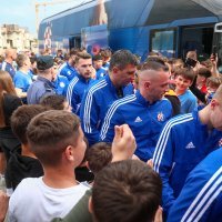 Navijači uoči utakmice Dinamo - Sesvete, 1.5.2024.