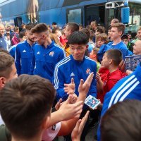 Navijači uoči utakmice Dinamo - Sesvete, 1.5.2024.