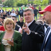 Predsjednik Milanović na otvorenju Sajma pri Starom gradu