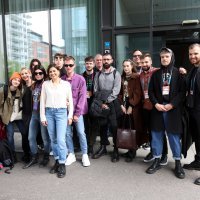 Baby Lasagna sa svojim timom odlazi iz hotela na probu