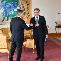 Zoran Milanović i Andrej Plenković 2020.