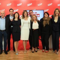 Zagreb: Predstavljanje liste SDP-a za Europski parlament u središnjici stranke