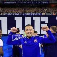 Dinamo - Osijek, SuperSport HNL, slavlje Modrih (11.5.2024.)