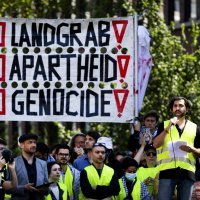 Pro-palestinski prosvjed u Amsterdamu