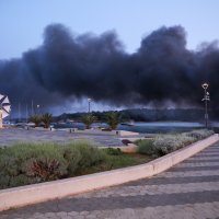 Požar u marini u Medulinu