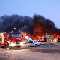 Požar u marini u Medulinu