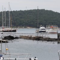 Saniranje štete u marini u Medulinu