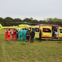 Helikopter stigao po teško ozlijeđenog muškarca u Puli