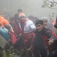 Lokacija pada helikoptera u Iranu